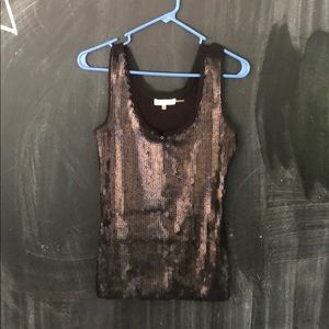 Black Sequin Tank